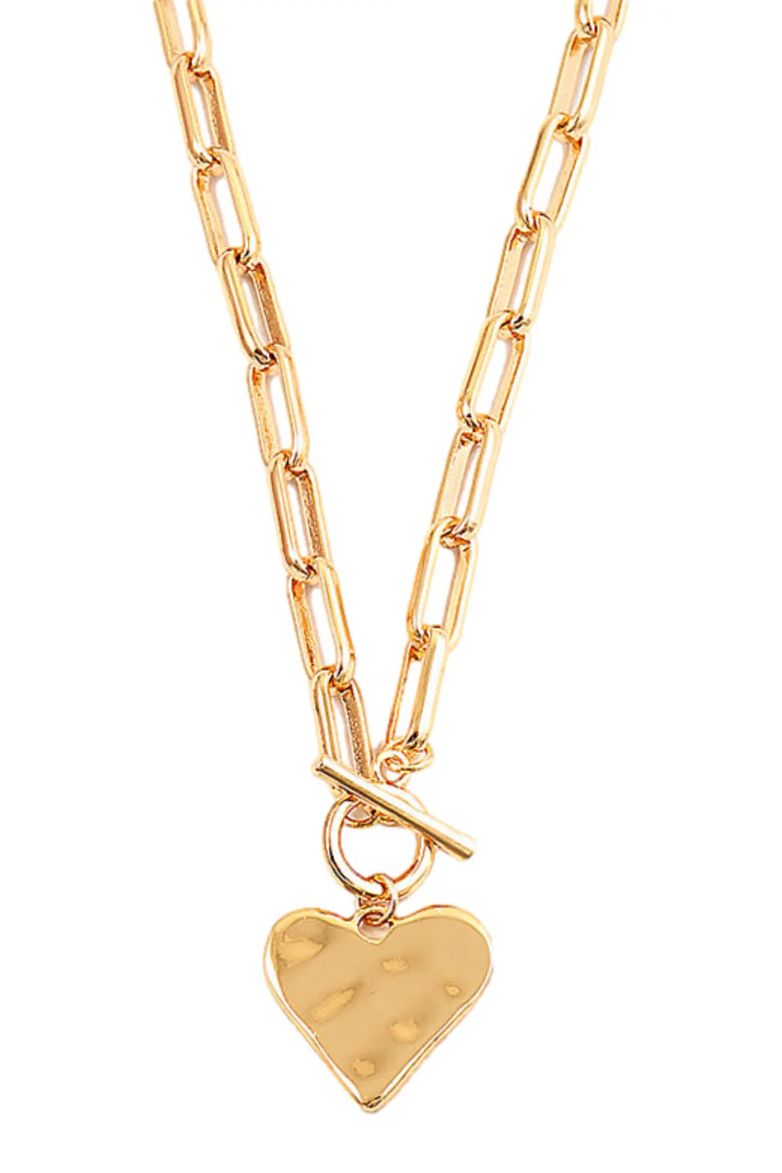 Hammered Heart Toggle Necklace (Women) | Nordstrom | Nordstrom
