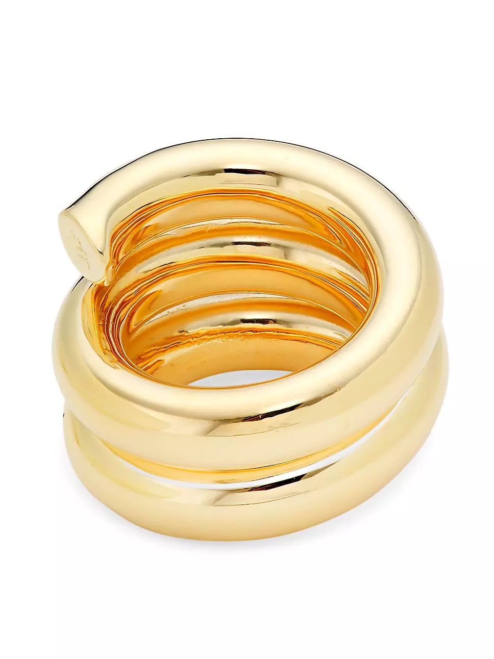 Lilly 10K Gold-Plated Coil Ring | Saks Fifth Avenue