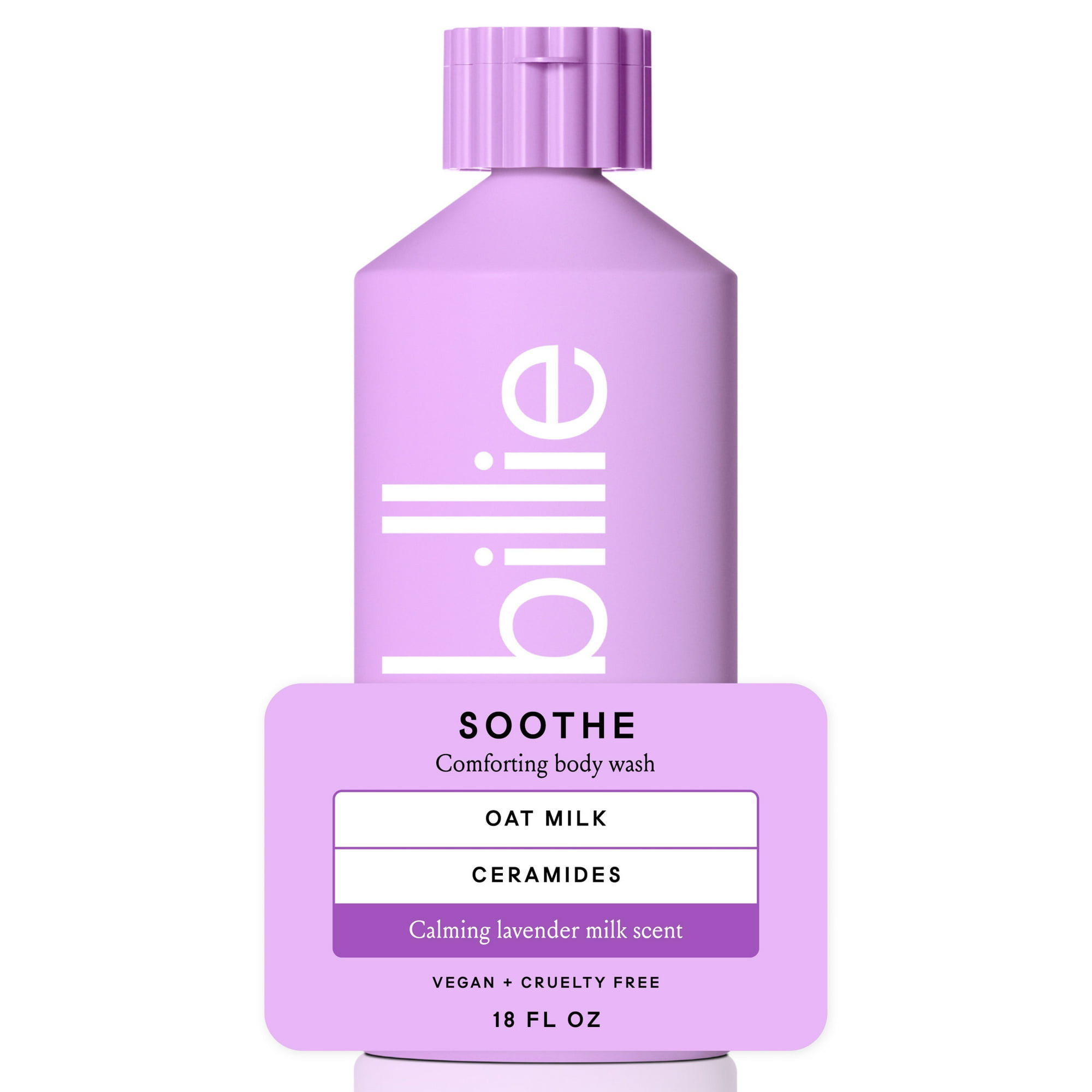 Pack of 2 Billie Soothe Comforting Womens Body Wash, 18 fl oz, Calming Lavender Milk Scent, Vegan... | Walmart (US)