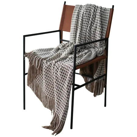 Labymos Throw Blanket Knitted Blanket Simple Style Blanket Waffle Pattern Throw Blanket Nordic Style | Walmart (US)