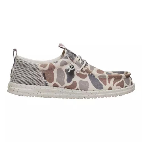 Men's HEYDUDE Wally Funk Burlebo Deer Camo Loafers | Scheels Sports