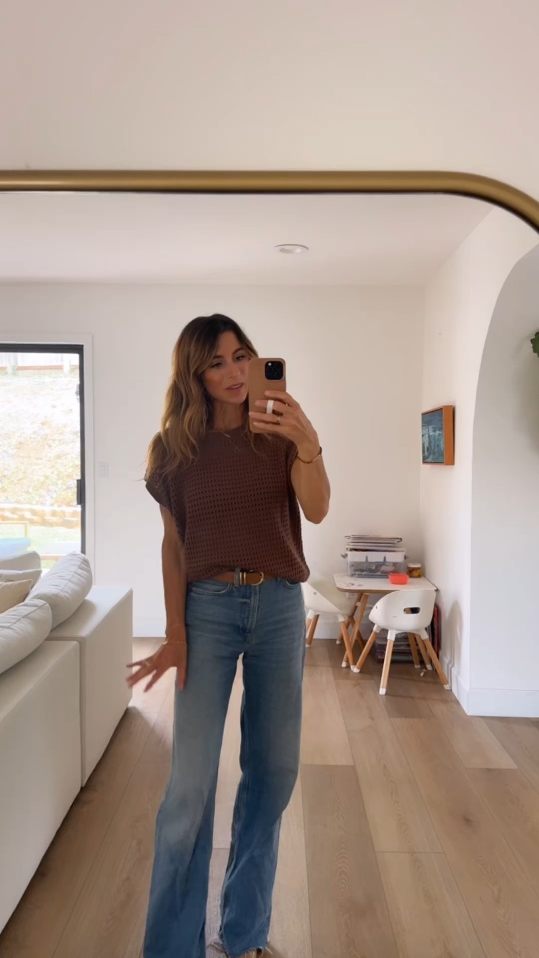 It's so hot in CA right now so this top is great for this transitional fall weather! You can dress this up with heels or make it more fall with boots, linked a few options for both.  

 #LTKSeasonal #LTKStyleTip