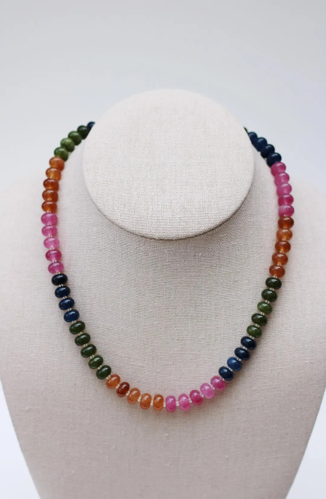 The Royal Necklace | Glass Gemstone Necklace | Candy Stone Necklace | Colorful Bead Necklace | An... | Etsy (US)