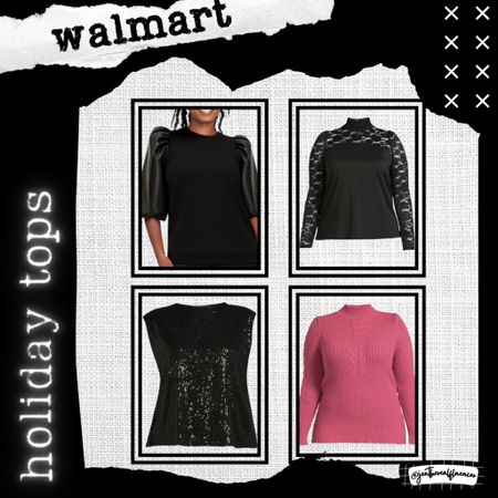 Walmart fashion, plus size, midsize, Walmart finds, affordable fashion, holiday tops, plus size, midsize 

#LTKmidsize #LTKplussize #LTKSeasonal