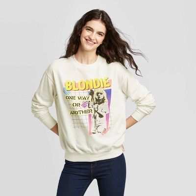 Women's Blondie Sweatshirt (Juniors') - Ivory | Target