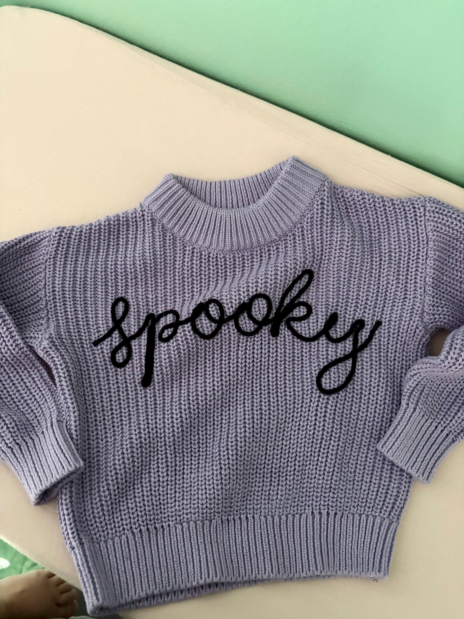 Found THE CUTEST Halloween sweater for $17 for my baby girl and can’t wait for it to cool down so she can wear it! I sized up to get two seasons out of it 😉love this not so spooky Halloween gear for babies and toddlers! 

#LTKBaby #LTKHalloween #LTKKids