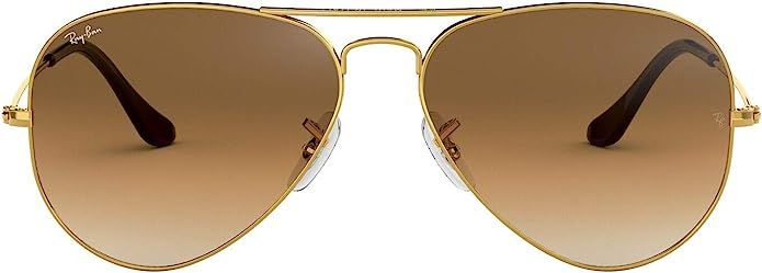 Ray-Ban Rb3025 Aviator Classic Gradient Sunglasses | Amazon (US)
