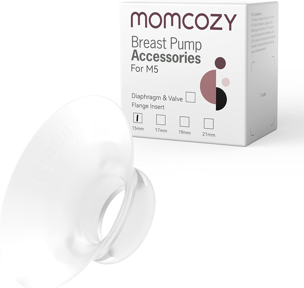 Momcozy Flange Insert 15mm Compatible with Momcozy M5 Breast Pump Replacement Accessories, 1PC (1... | Amazon (US)