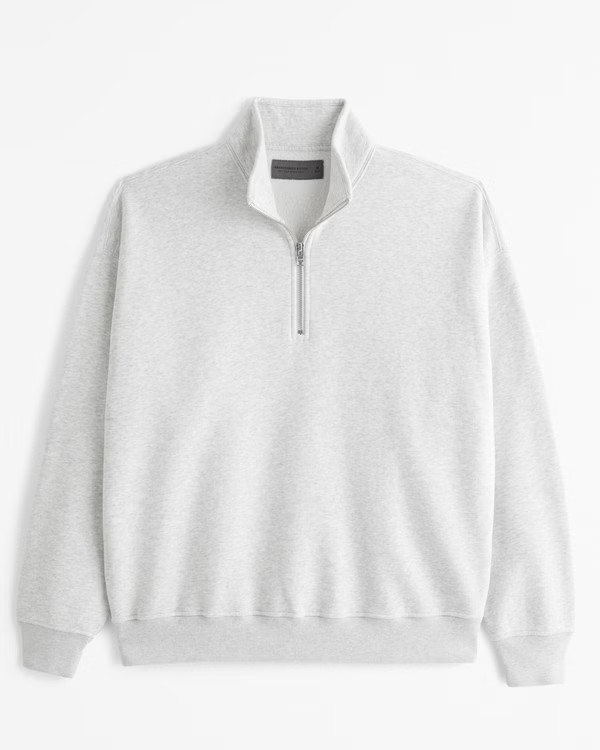 Men's Essential Half-Zip Sweatshirt | Men's Matching Sets | Abercrombie.com | Abercrombie & Fitch (UK)