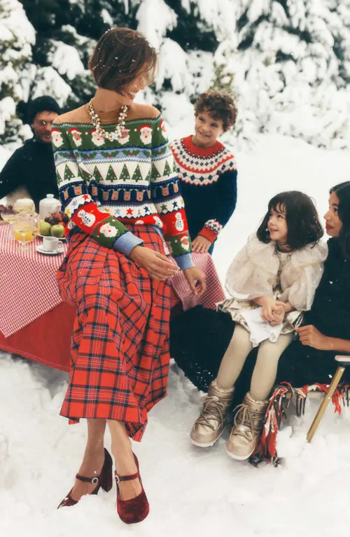 Boden Edie Fair Isle Sweater in Multi Christmas Fair Isle at Nordstrom, Size X-Small | Nordstrom