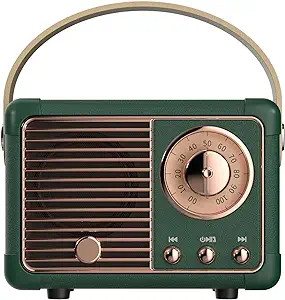 Dosmix Retro Bluetooth Speaker, Vintage Decor, Mini Wireless Bluetooth Speaker, Cute Old Fashion ... | Amazon (US)