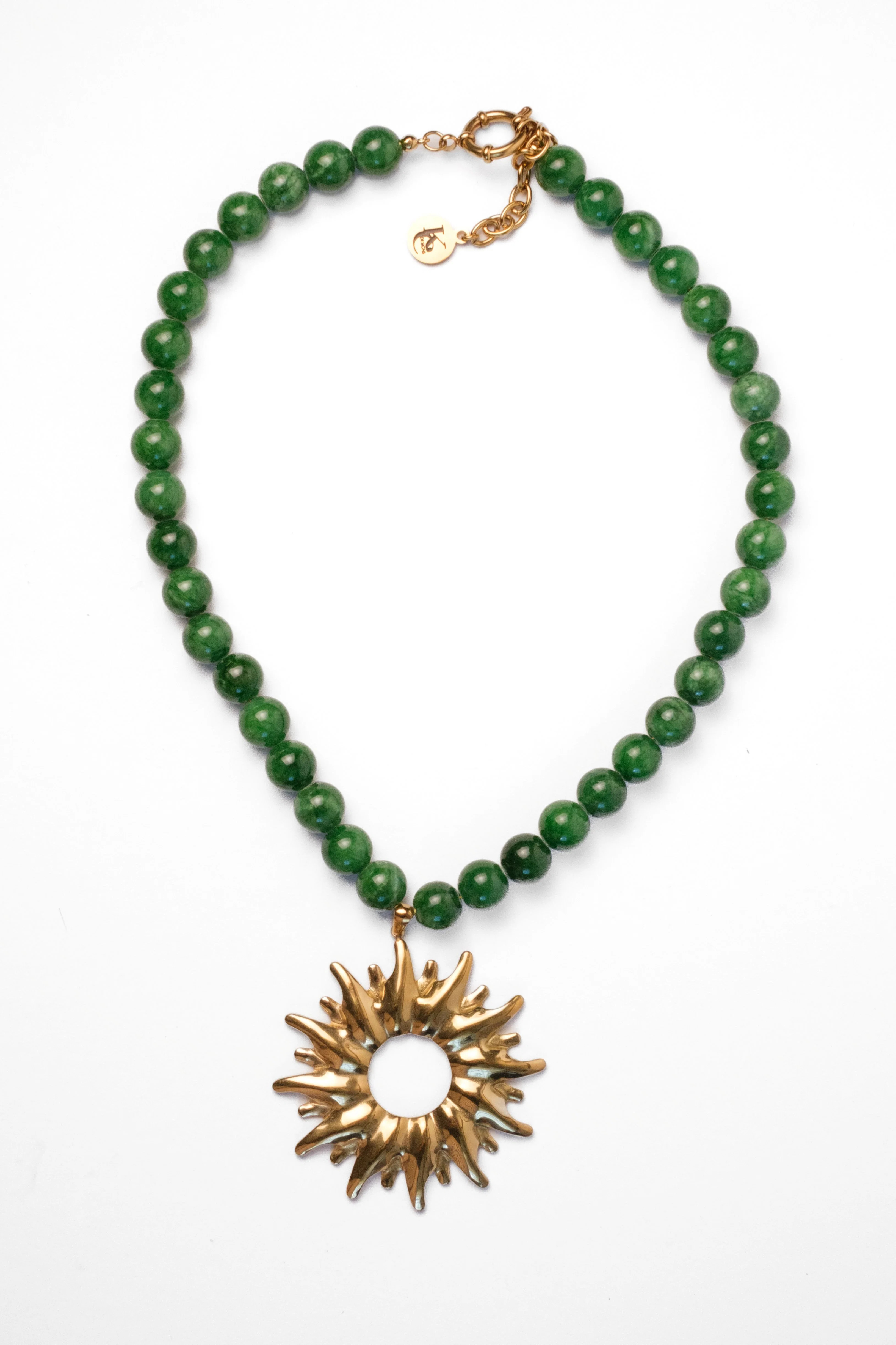 Chasing Sunshine Natural Stone Necklace | KC Chic Designs