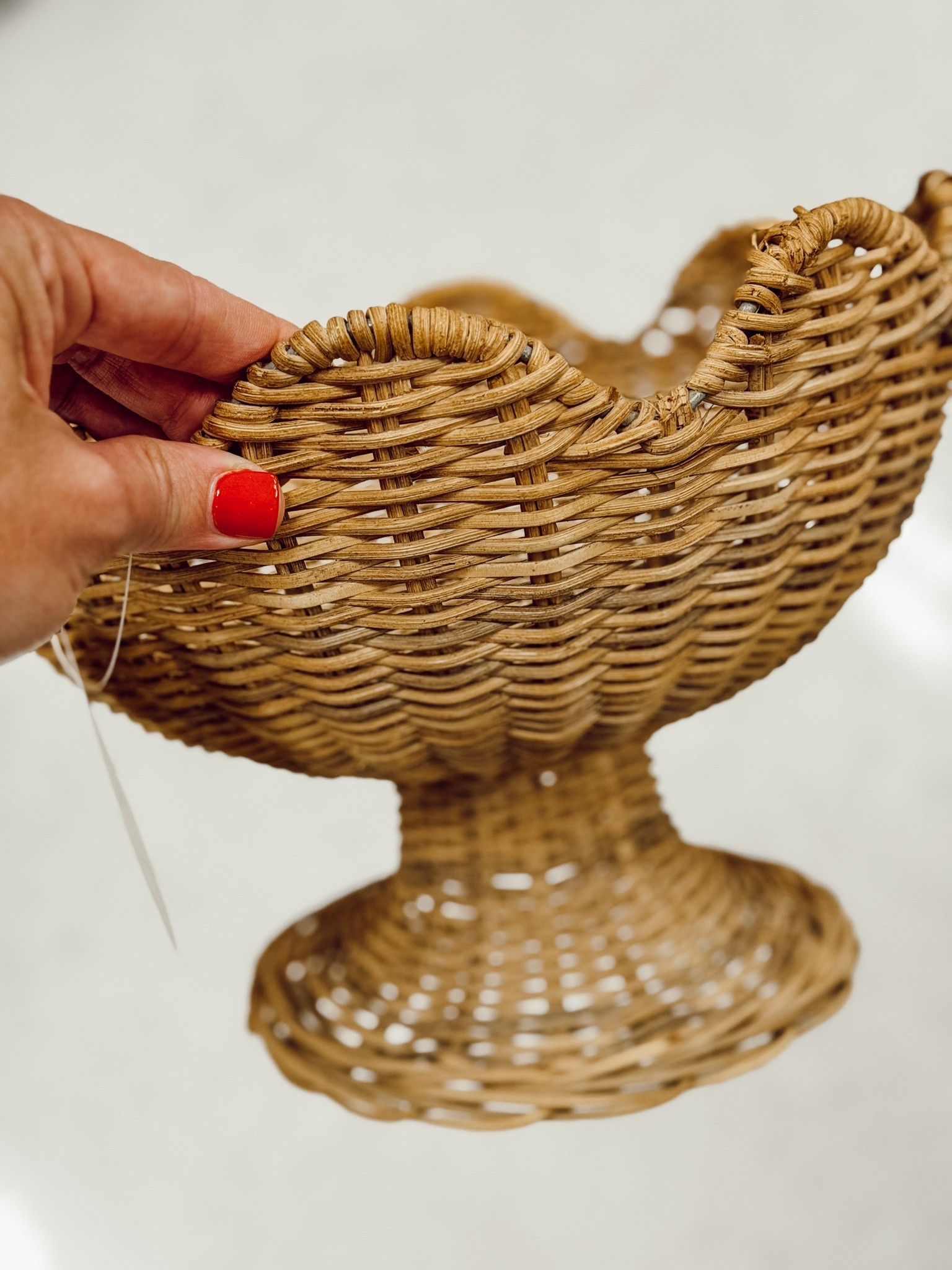 This rattan pedestal bowl would be beautiful on a kitchen counter filled with fruit or veggies. #target #targetambassador

#LTKHome