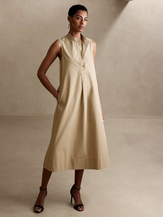 Ravine Midi Shirtdress | Banana Republic Factory