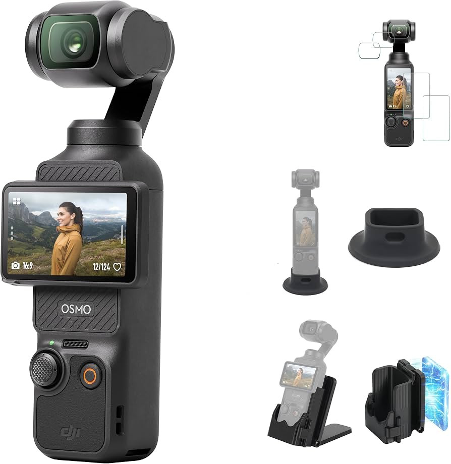 DJI Osmo Pocket 3, Vlogging Cameras with 1'' CMOS & 4K/120fps Vlog Camera, 3-Axis Stabilization, ... | Amazon (US)