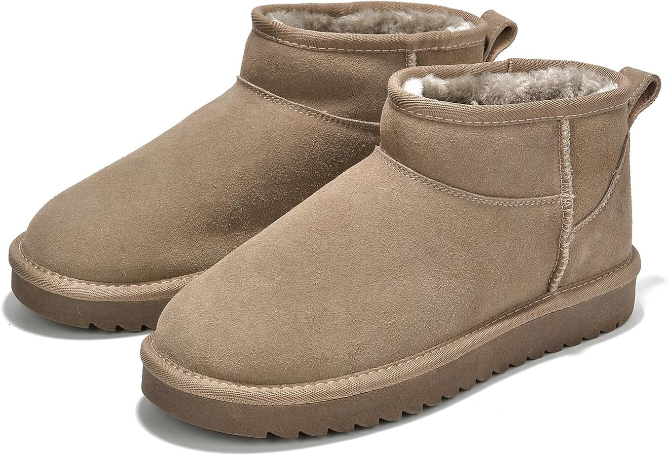 Project Cloud 100% Genuine Leather Ankle Boots for Women - Water Resistant with Memory Foam Insol... | Amazon (US)