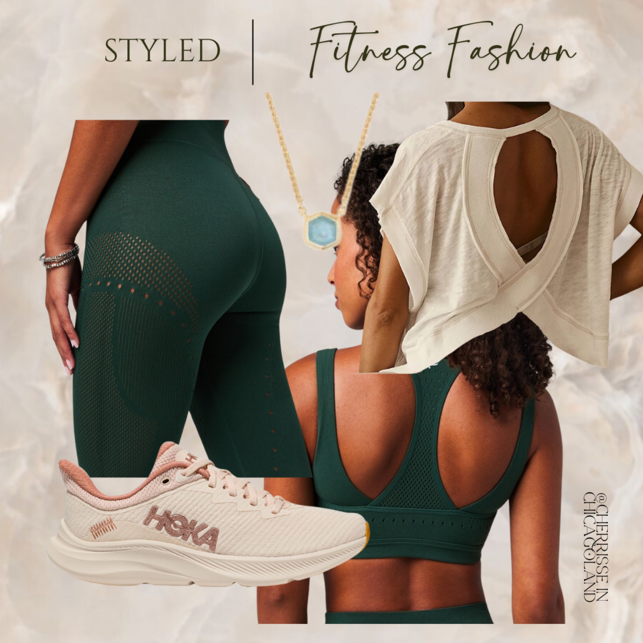 Feeling fresh and strong in this green energy vibe 💚 #WorkoutReady #GreenGoals #FitAndFierce