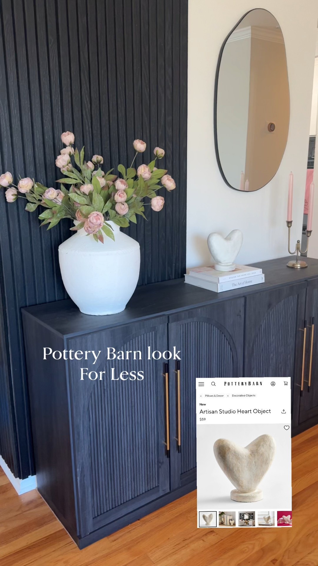 Pottery Barn–inspired… without the Pottery Barn price 🤍
Proof that beautiful styling doesn’t have to be expensive. 



#NeutralDecor
#NeutralHome
#ModernNeutral
#CozyNeutral
#TimelessDecor
#EntrywayDecor
#ConsoleTableStyling
#HomeStyling
#DecorInspo
#MinimalDecor
#SculpturalDecor
#HeartDecor
#ValentinesDecor
#ValentinesDecorNeutral
#PotteryBarnStyle
#PotteryBarnInspired
#LookForLess
#AffordableDecor
#BudgetFriendlyDecor
#HomeDetails

#LTKdayinmylife #LTKSeasonal #LTKHome