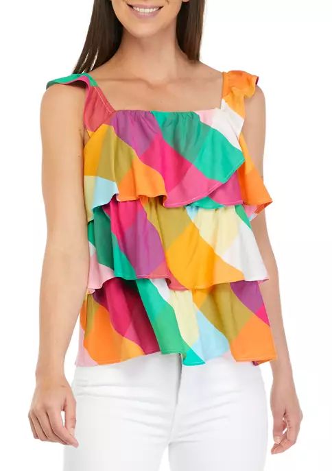 Women's Sleeveless Tiered Top | Belk