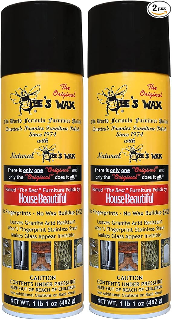 The Original Bee's Wax Old World Formula Furniture Polish - 2 Pack | Amazon (US)