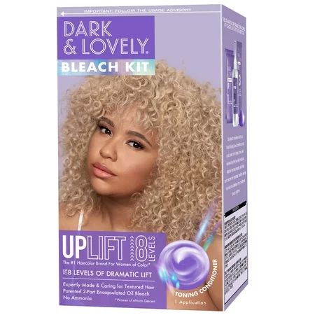 Dark and Lovely Uplift Hair Bleach Kit Hair Dye Bleach Blonde | Walmart (US)