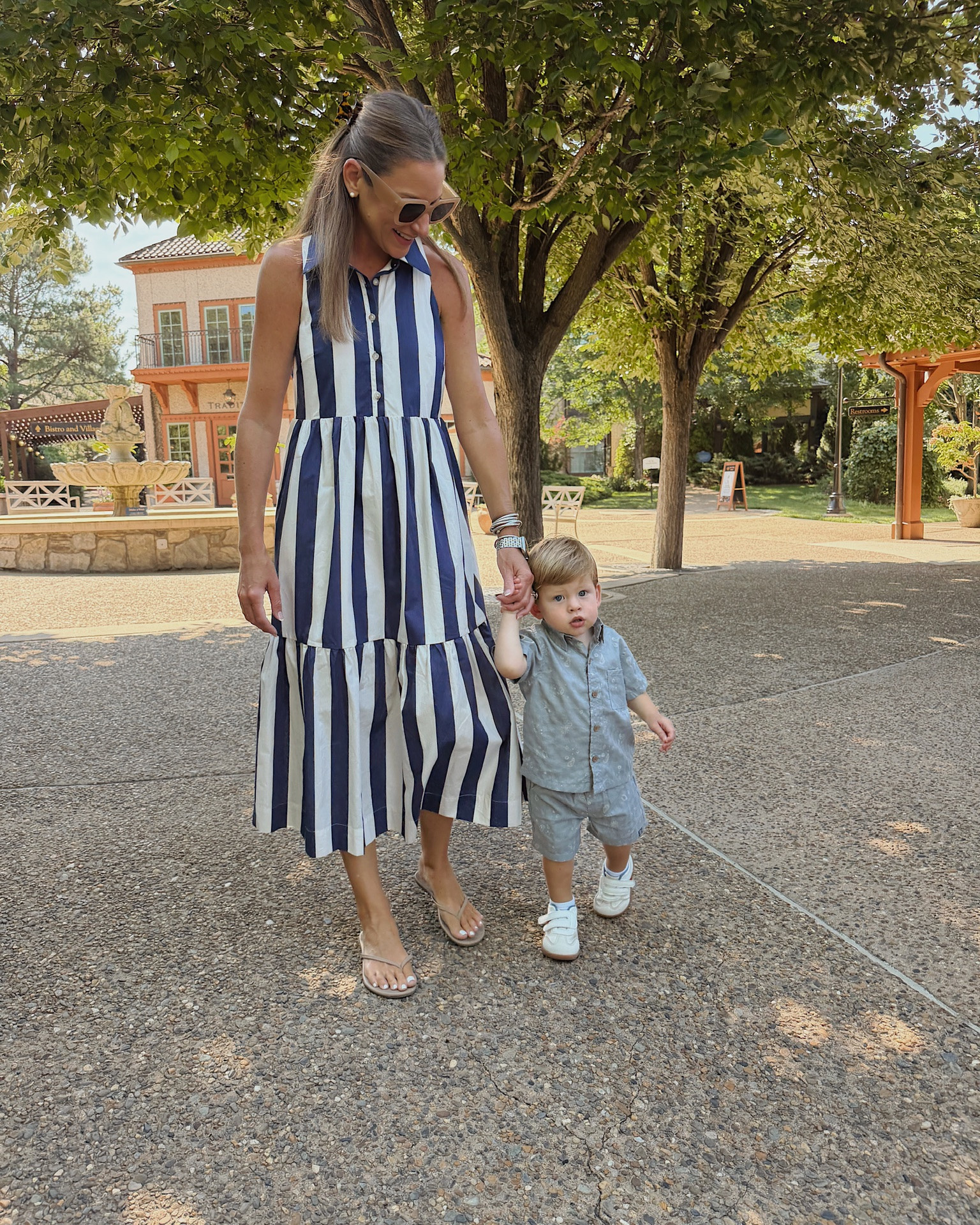 Mommy & mini outfits! In a small dress, sandals, sunglasses and accessories - fits tts. Storms set is Walmart!

#LTKKids #LTKmomlife #LTKootd