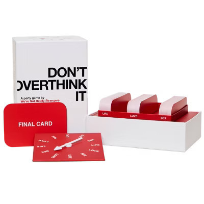 We're Not Really Strangers Don't Overthink It Card Game | Target