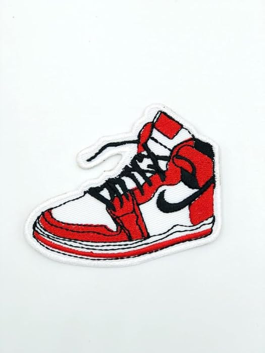 Sneaker Basketball Shoe Embroidered Patch Iron on | Amazon (US)