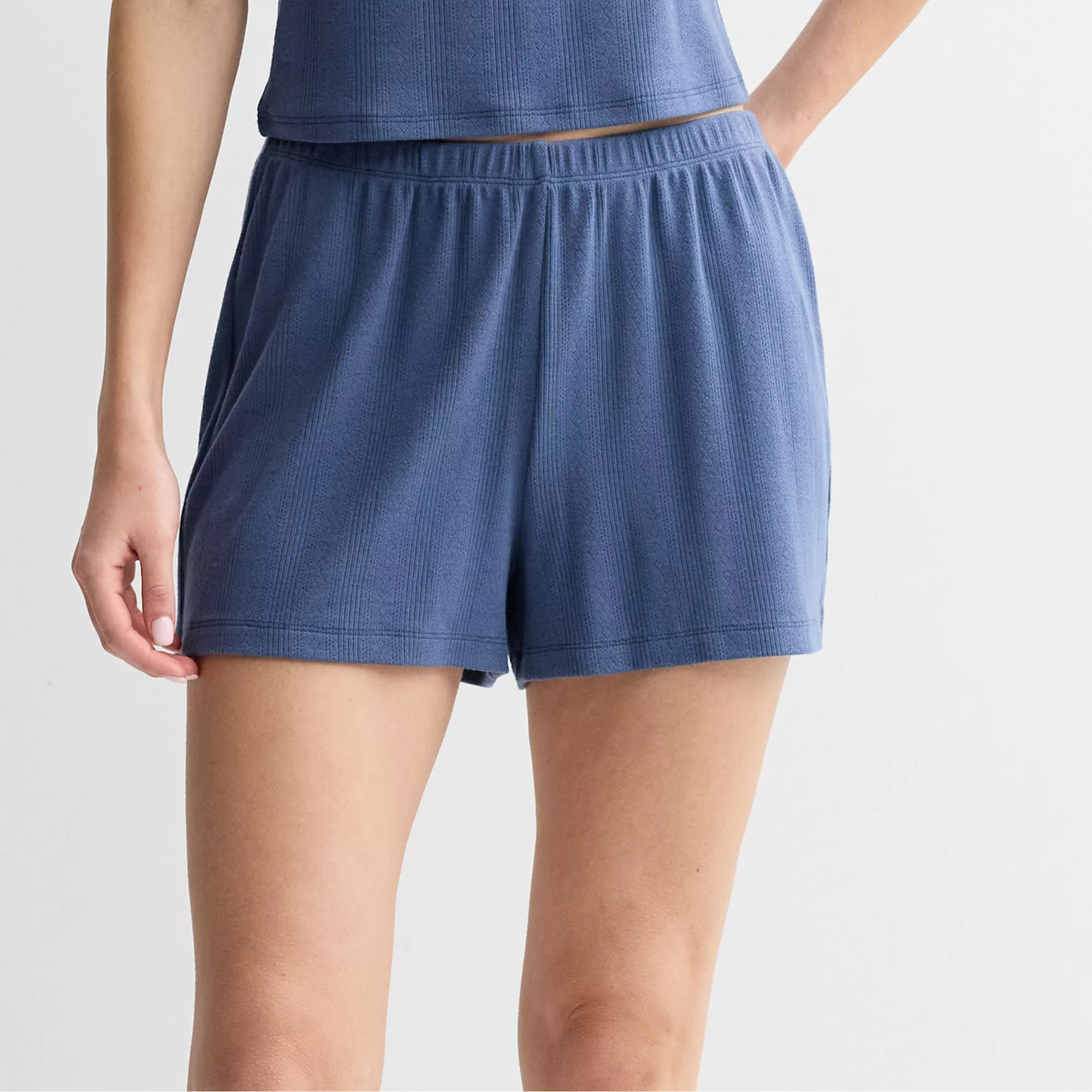 Juniors' Pink Republic Pointelle Shorts | Kohl's