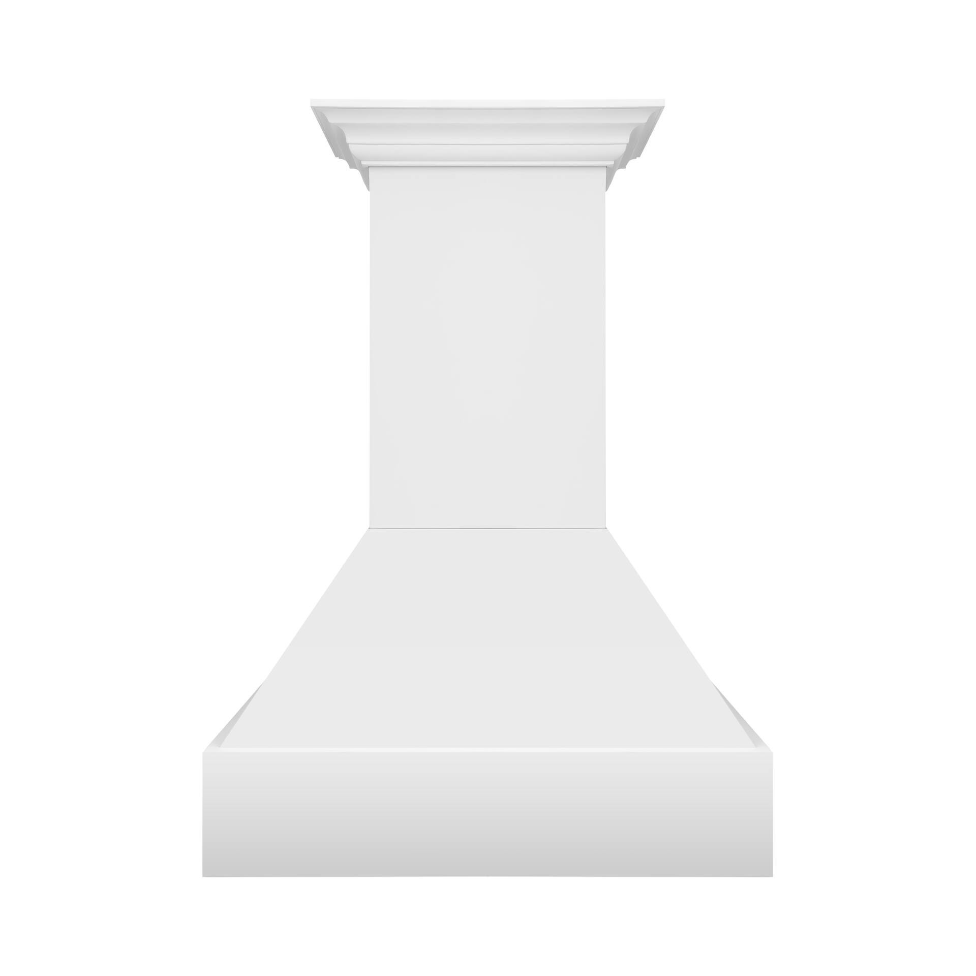 ZLINE - 36 inches - Externally Vented - Wall Range Hood - Rustic Bright White Finish | Best Buy U.S.