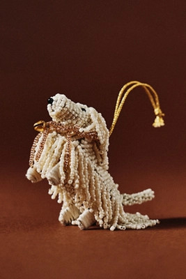 Beaded Dog Ornament | Anthropologie (US)