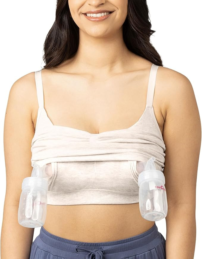 Kindred Bravely Sublime Hands Free Pumping Lounge & Sleep Bra, Nursing Bra | Adjustable straps, w... | Amazon (US)