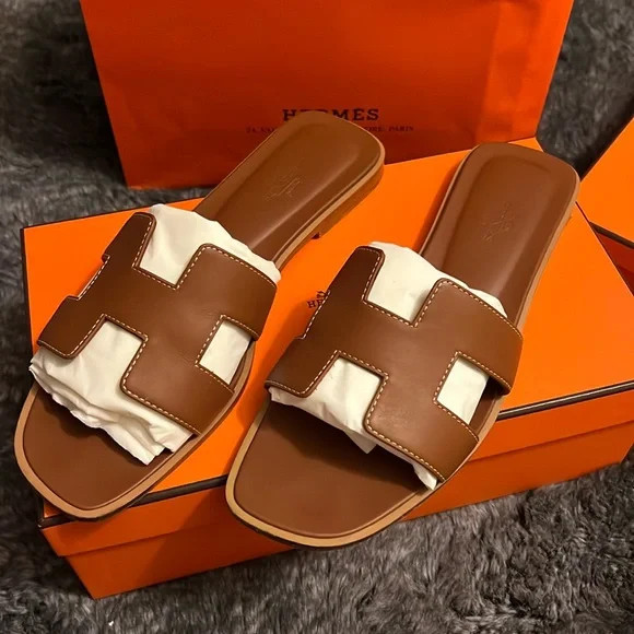 Hermes Oran Sandal - Gold | Poshmark