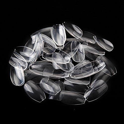 Makartt 500pcs Short Coffin Nails Press on Nails Clear Ballerina Nail Tips Full Cover False Nail ... | Amazon (US)