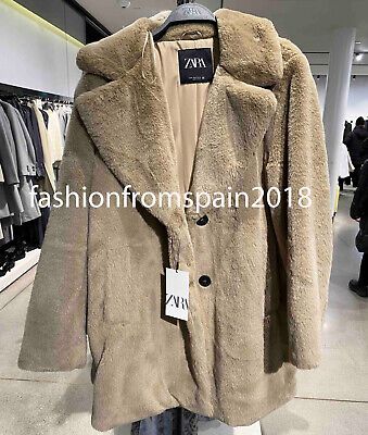 ZARA NEW WOMAN FAUX FUR COAT CARAMEL XS-XXL 6318/253 sale !!!  | eBay | eBay US