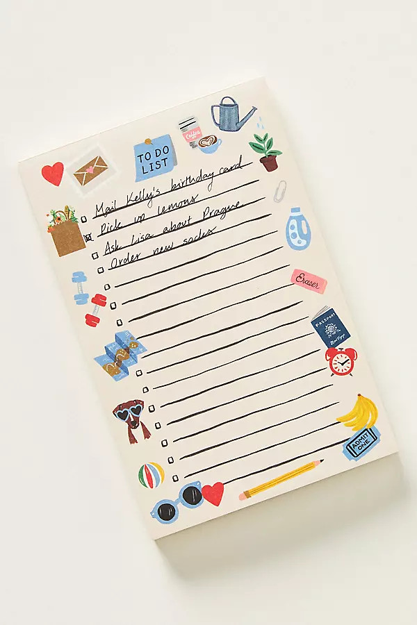 Rifle Paper Co. To-Do List Notepad | Anthropologie (US)