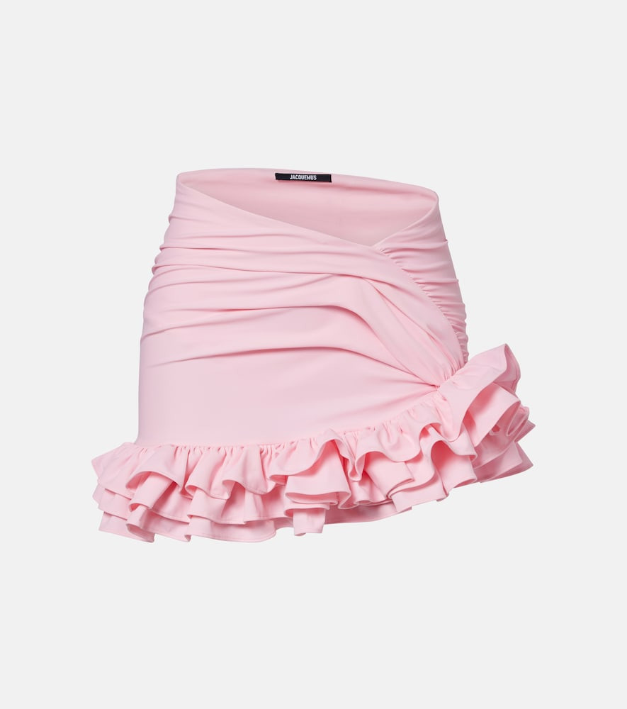 Jacquemus Playa ruffled jersey miniskirt | Mytheresa (US/CA)