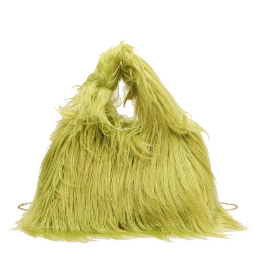 Furry Purse for Women, Faux Fur Bag Y2k Purse Fluffy Tote Bag Fuzzy Crossbody Handbags | Amazon (US)