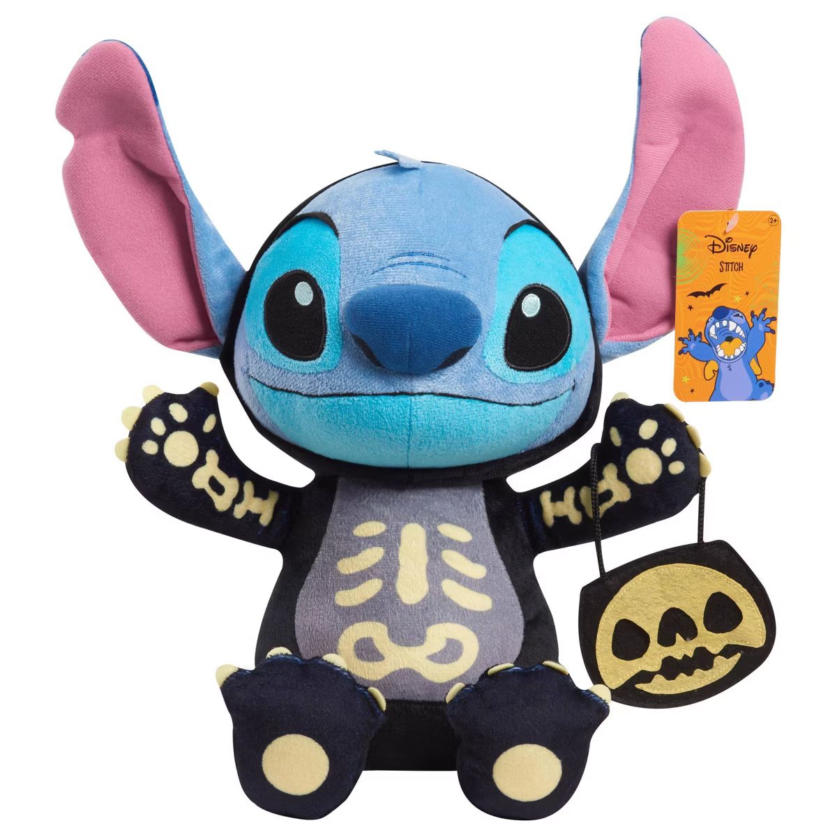 Disney Stitch Halloween Skeleton Large Plush | Target