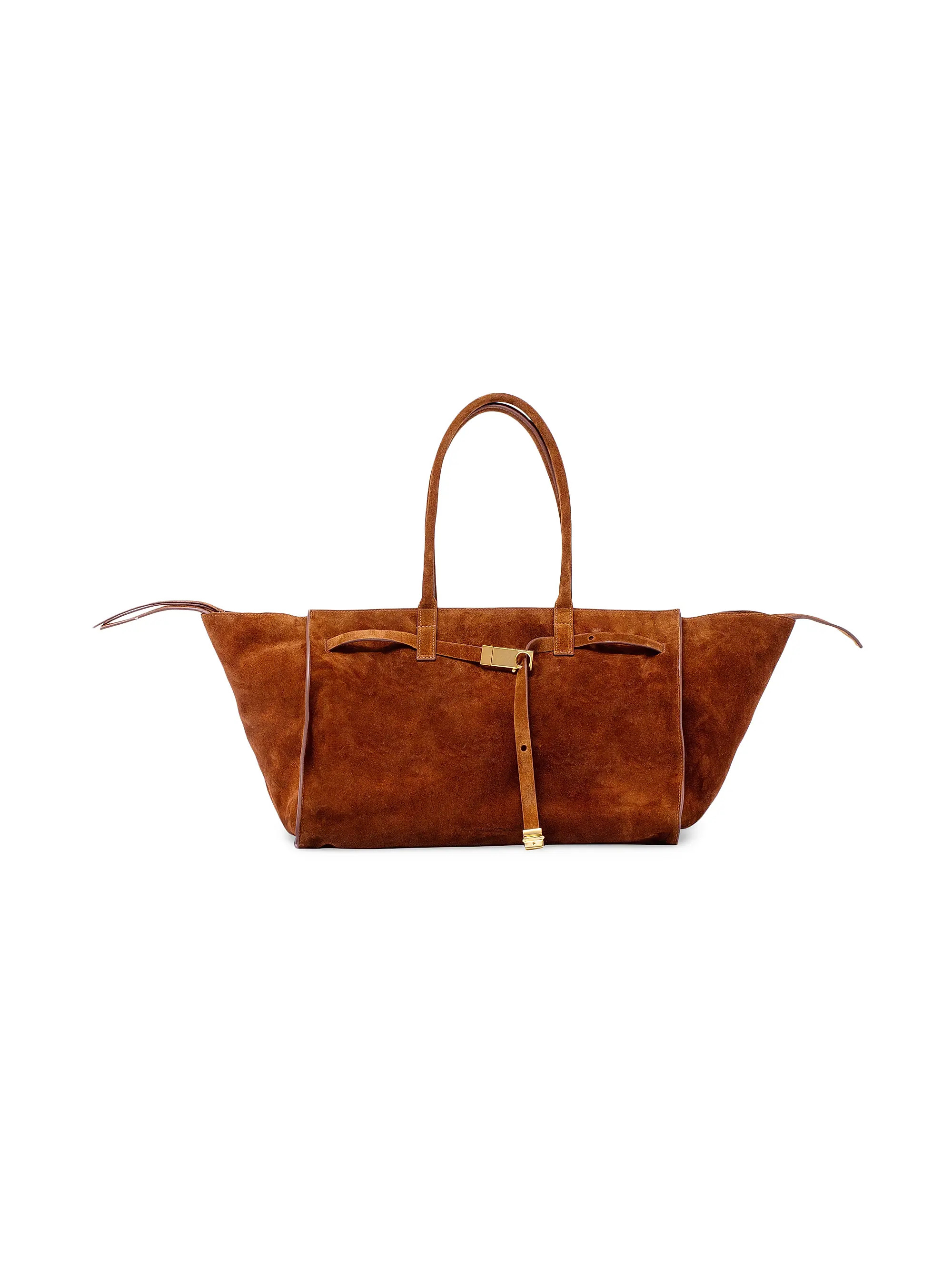 Benedetta Bruzziches Mame La Petite Suede Satchel Bag | Saks Fifth Avenue | Saks Fifth Avenue