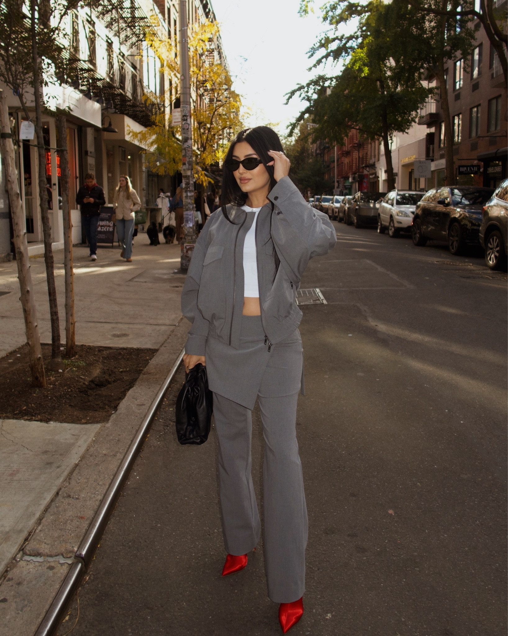 Staud in NYC 🩶

#LTKHoliday #LTKSeasonal #LTKGiftGuide