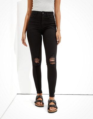 AE Ne(x)t Level Ripped Highest Waist Jegging | American Eagle Outfitters (US & CA)