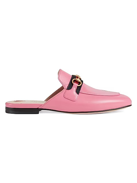 Women's Princetown Leather Slippers | Saks Fifth Avenue