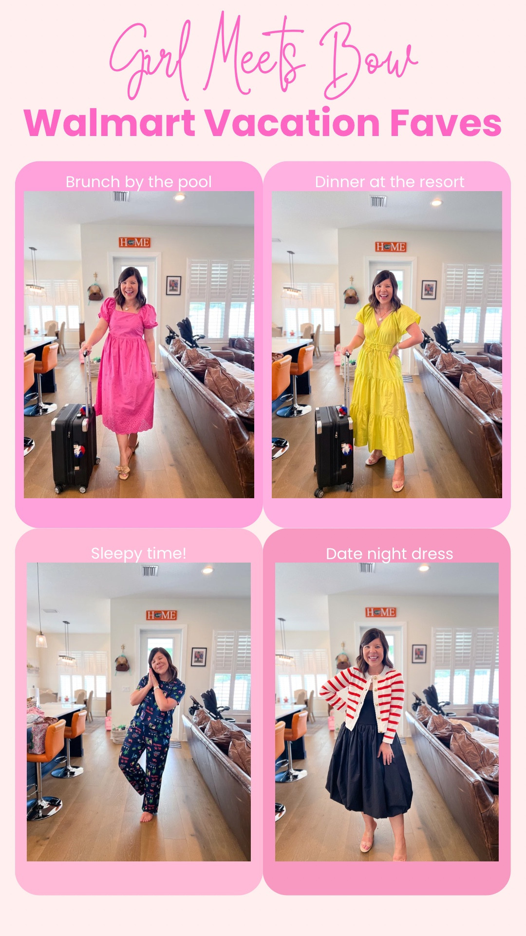 I am so excited about these perfect summer vacation outfit from Walmart! I’m wearing a size small in the summer dresses and a size medium in the pajamas. If you have a vacation coming up, make sure to pack all of these looks!

#LTKFindsUnder50 #LTKStyleTip #LTKSeasonal