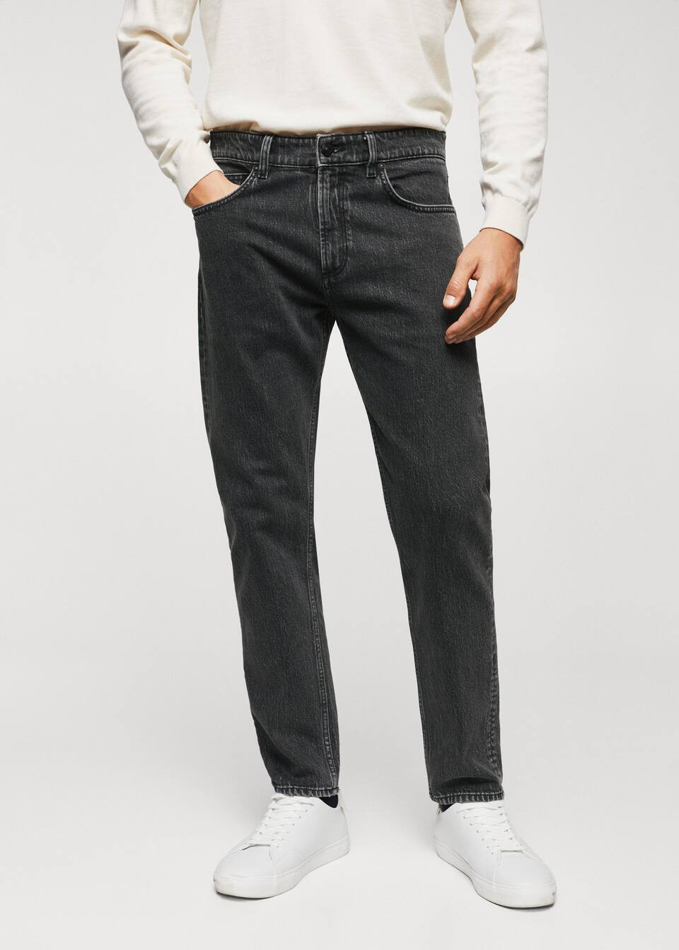 Tapered jeans ben in cropped-länge -  Herren | Mango Man Deutschland | MANGO (DE)