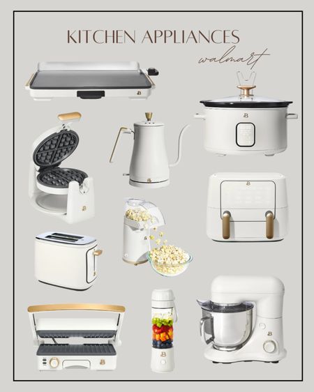 Walmart aesthetic kitchen appliances, griddle, crockpot, waffle maker, popcorn maker, panini griddle, air fryer 

#LTKHome #LTKxWalmart