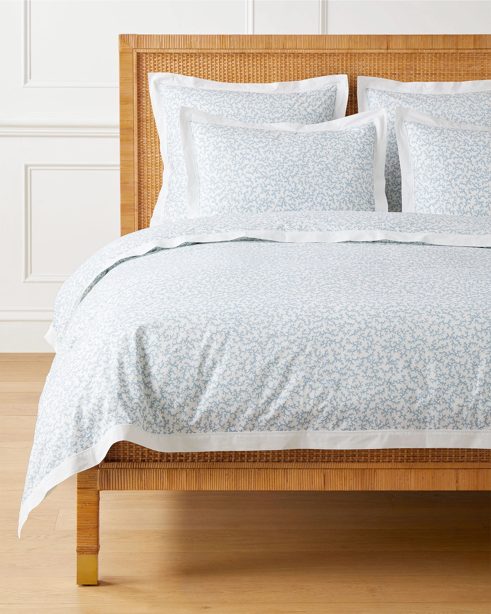 Kimbe Percale Duvet Cover | Serena and Lily