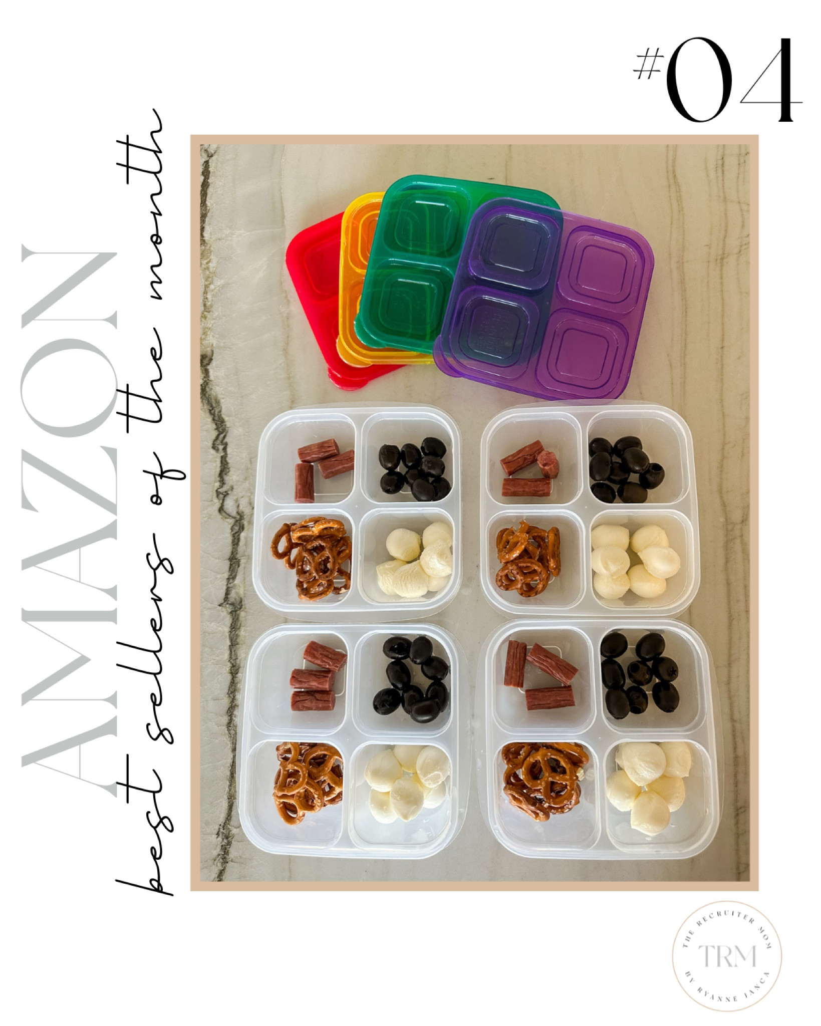 Silicone Bento Organizers, Set of 4 curated on LTK