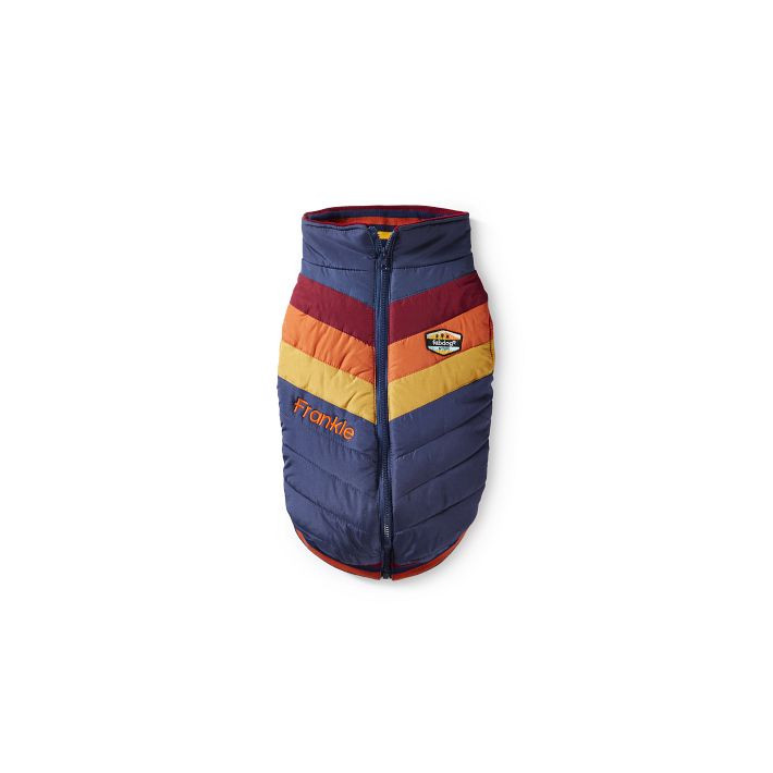 Chevron Puffer Pet Jacket | Mark and Graham