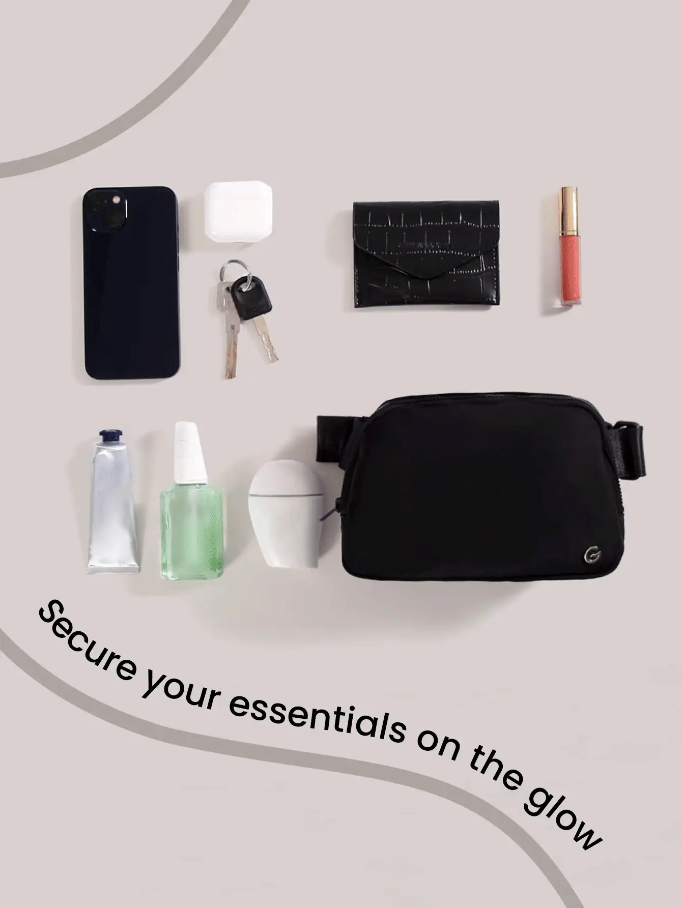 GLOWMODE Tiny Titan Water-Resistant Belt Bag | SHEIN